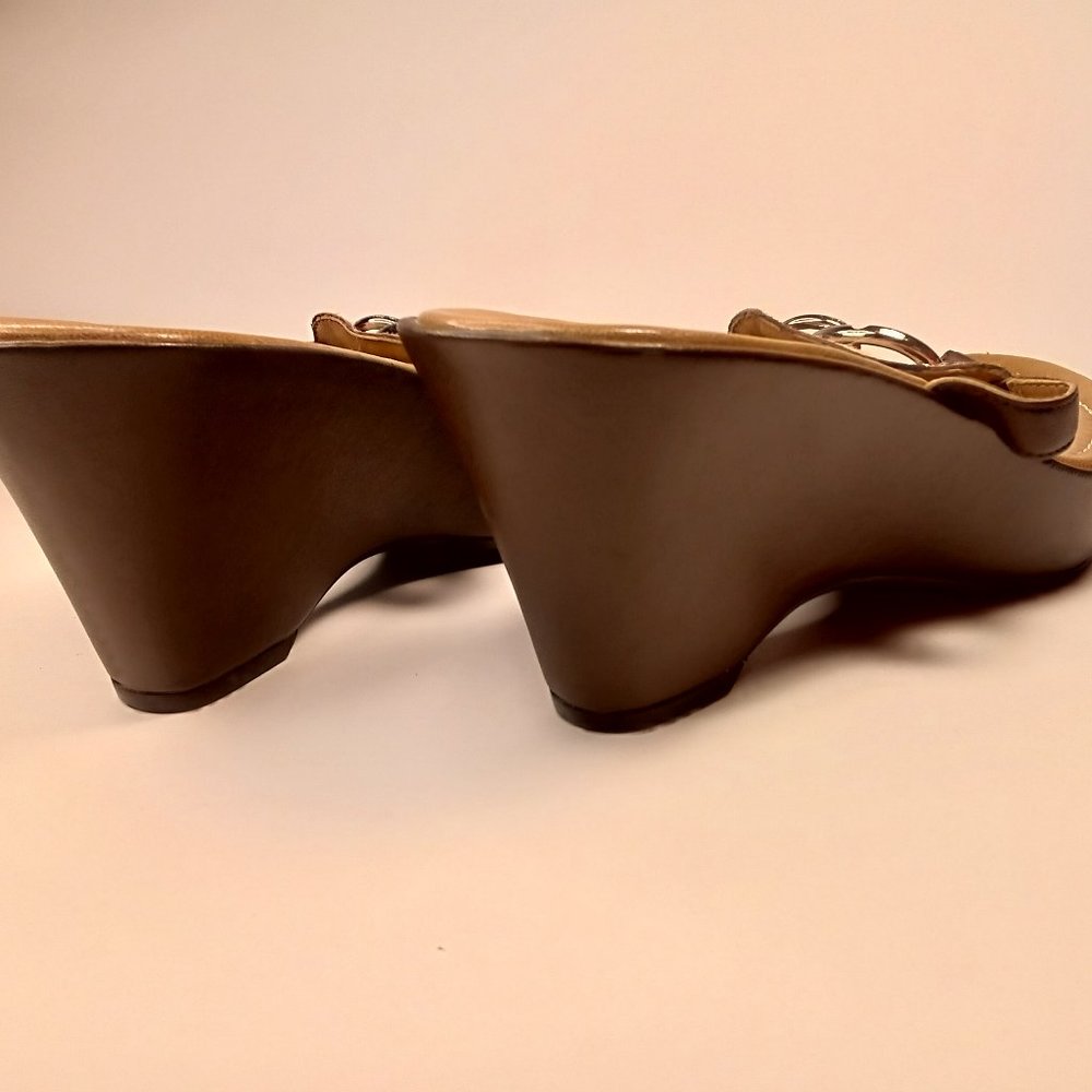 Franco Sarto Leopard Print Wedge Heel - image 4